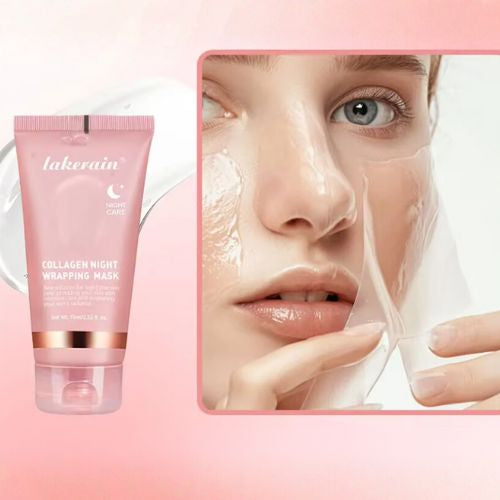 Masque de Nuit Enveloppant au Collagène – Soin Repulpant & Régénérant