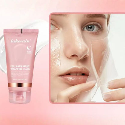 Masque de Nuit Enveloppant au Collagène – Soin Repulpant & Régénérant
