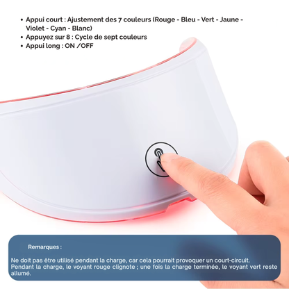Masque cou  LED Anti-âge