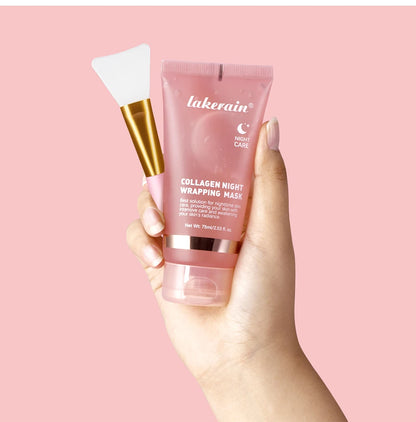 Masque de Nuit Enveloppant au Collagène – Soin Repulpant & Régénérant