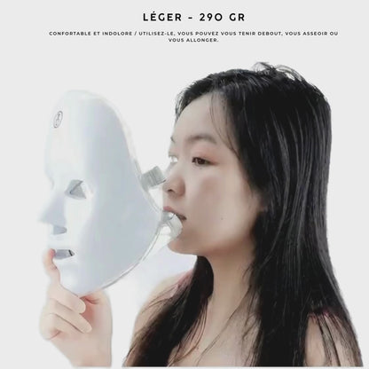Masque visage  LED Anti-âge